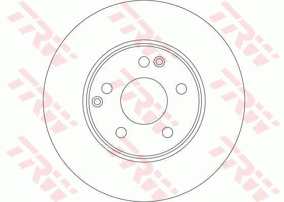 TRW Brake Rotor 288mm Front DF4180S