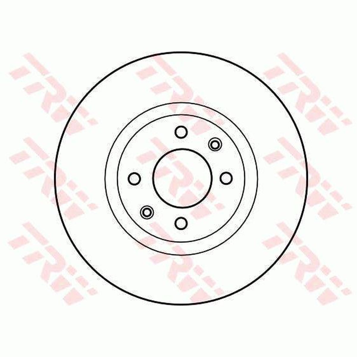TRW Brake Rotor 283mm Front DF4183S