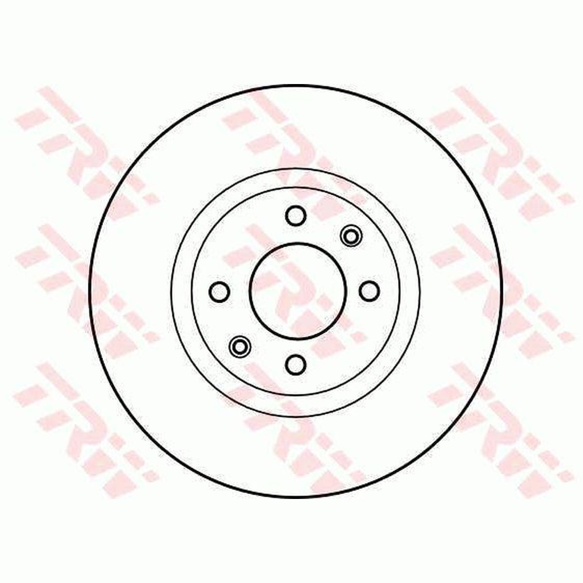 TRW Brake Rotor 266mm Front DF4184S