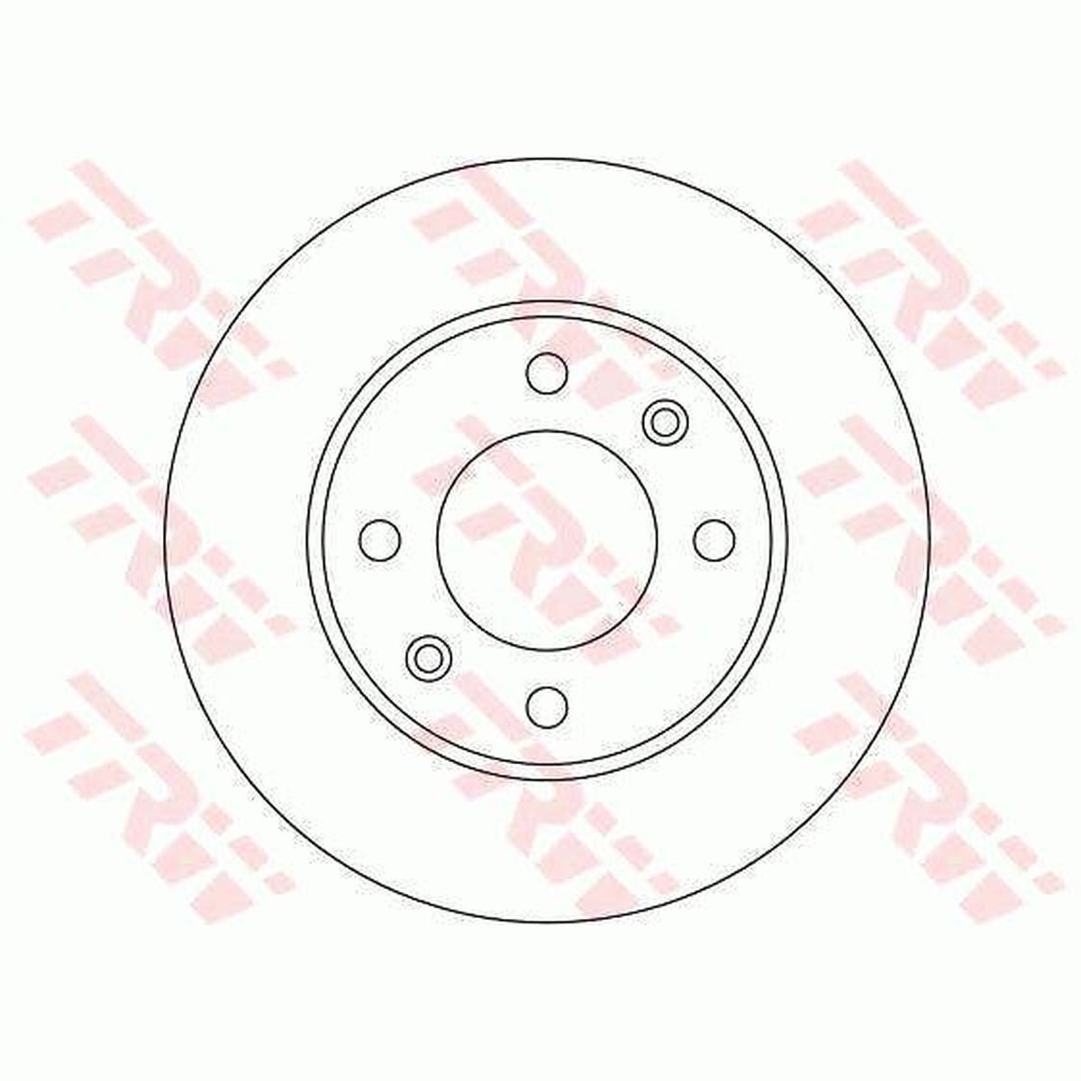 TRW Brake Rotor 247mm Rear DF4185S