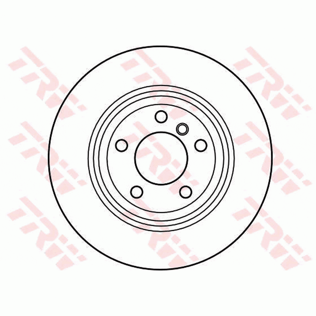TRW Brake Rotor Single 324mm Rear DF4189S
