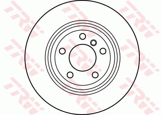 TRW Brake Rotor Pair 324mm Rear DF4189S