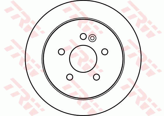 TRW Brake Rotor Pair 285mm Rear DF4195S