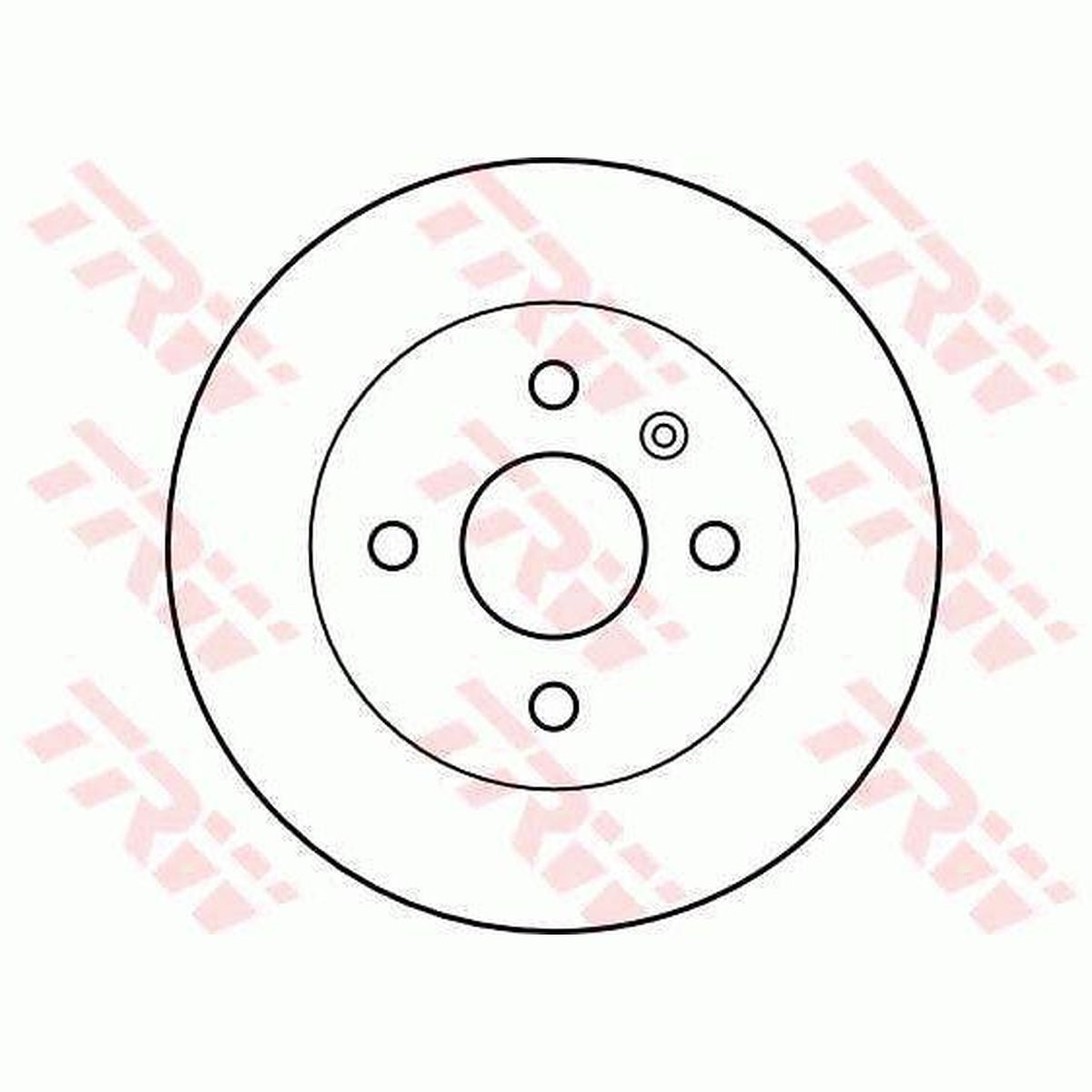 TRW Brake Rotor 240mm Rear DF4200S