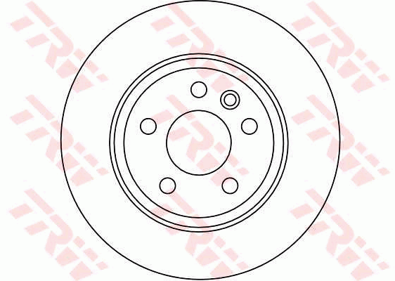TRW Brake Rotor Pair 294mm Rear DF4208S