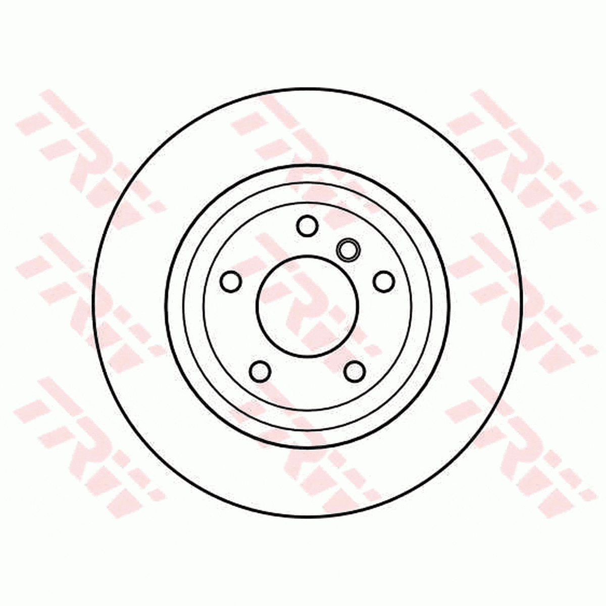 TRW Brake Rotor 320mm Rear DF4212S