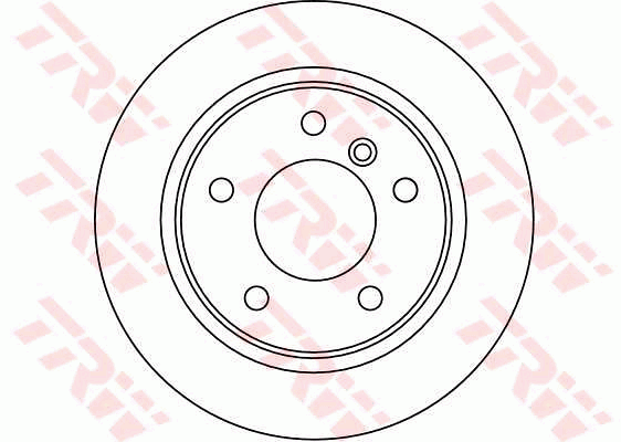 TRW Brake Rotor Single 272mm Rear DF4213S