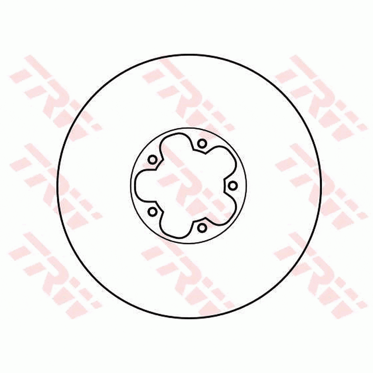 TRW Brake Rotor Pair 294mm Front DF4217S