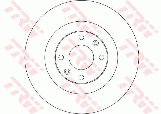 TRW Brake Rotor Single 305mm Front DF4226S