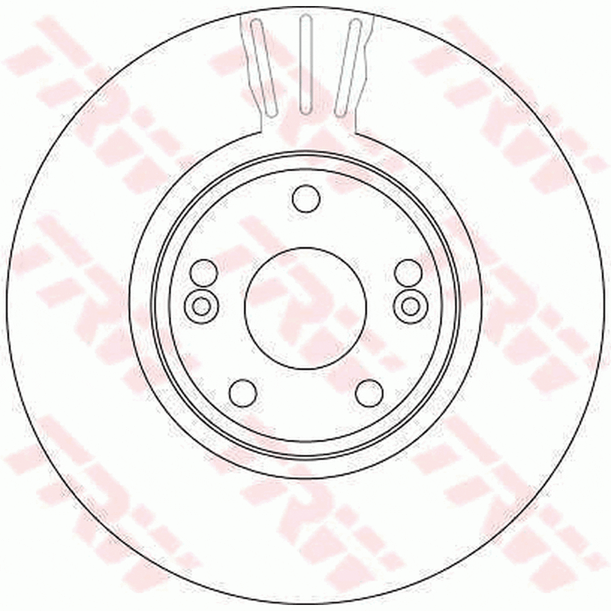 TRW Brake Rotor 300mm Front DF4229S