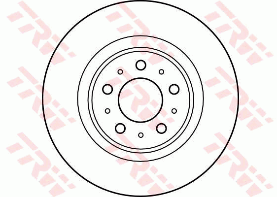 TRW Brake Rotor Pair 302mm Front DF4233S