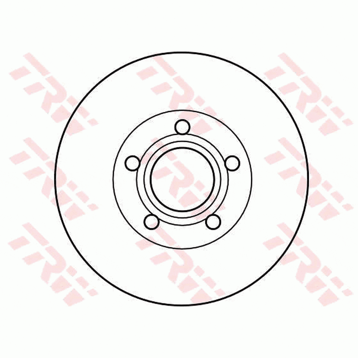 TRW Brake Rotor Single 285.5mm Front DF4238S