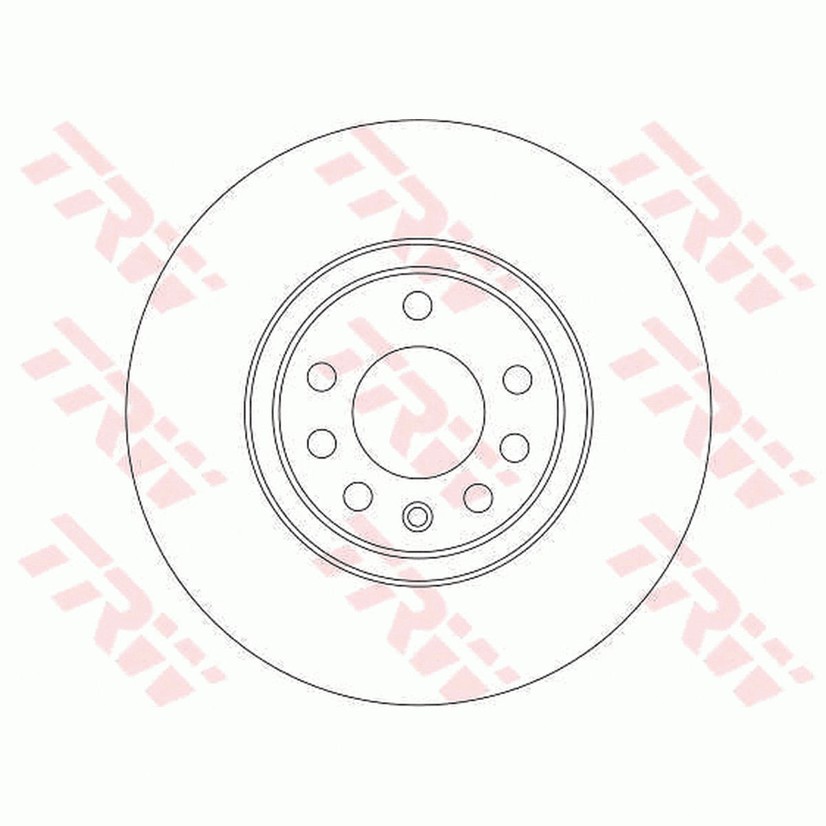 TRW Brake Rotor Single 308mm Front DF4246S
