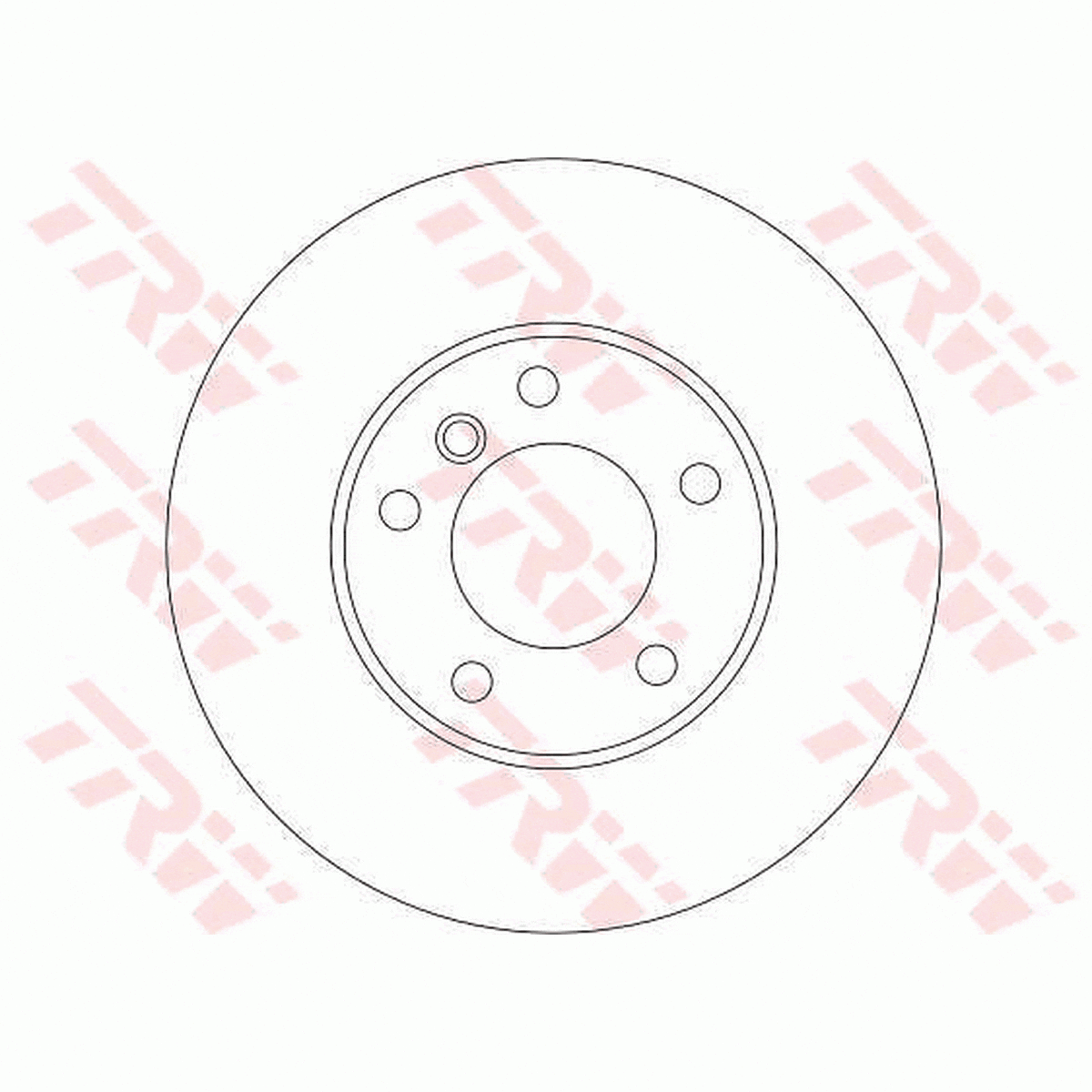 TRW Brake Rotor 324mm Front DF4248S