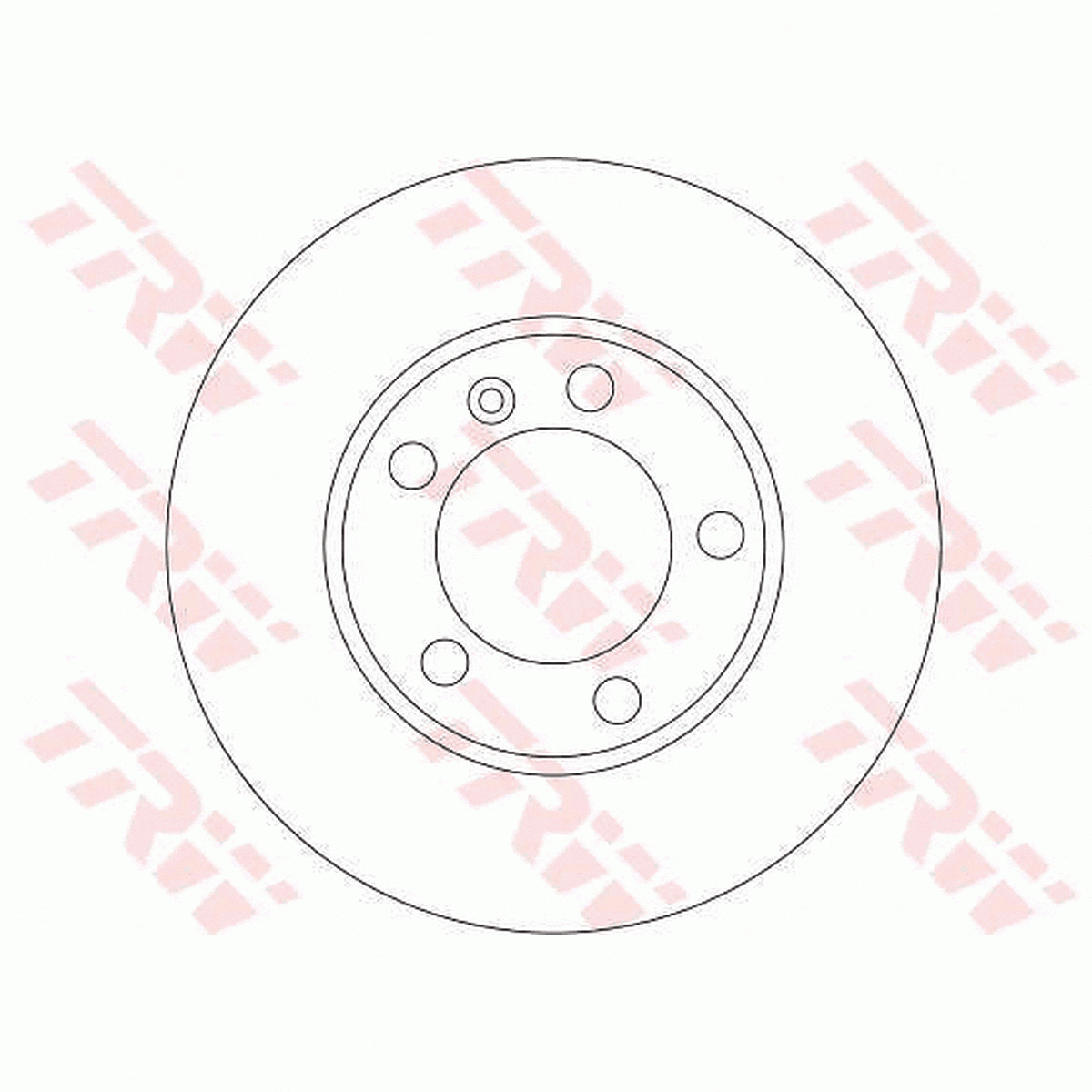 TRW Brake Rotor 305.5mm Front DF4249S