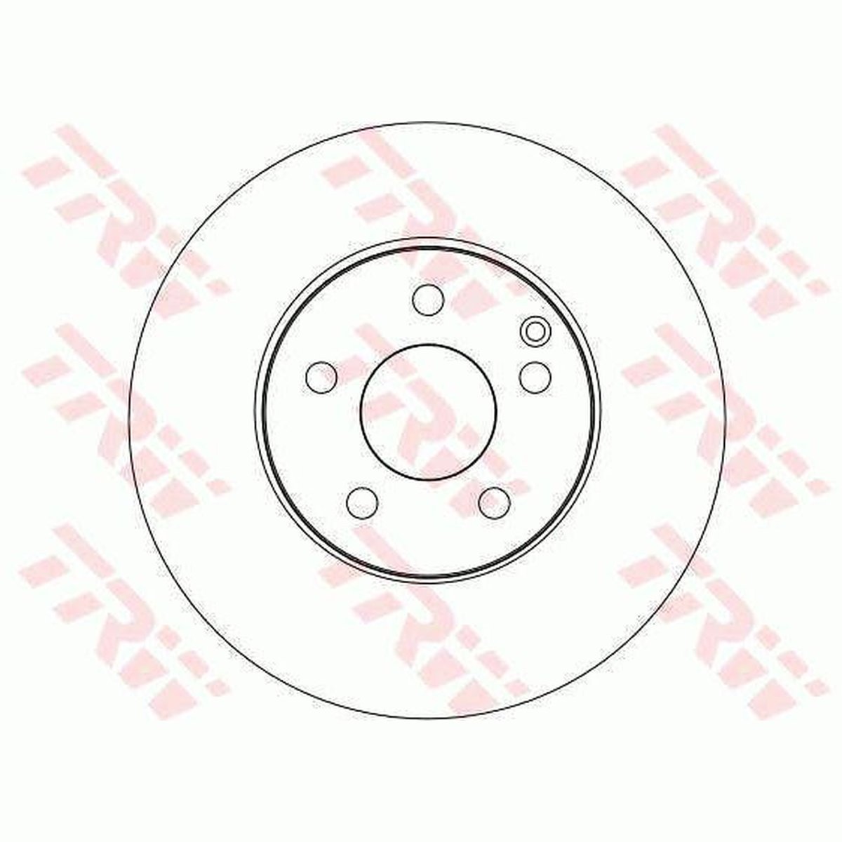 TRW Brake Rotor Single 295.5mm Front DF4261S