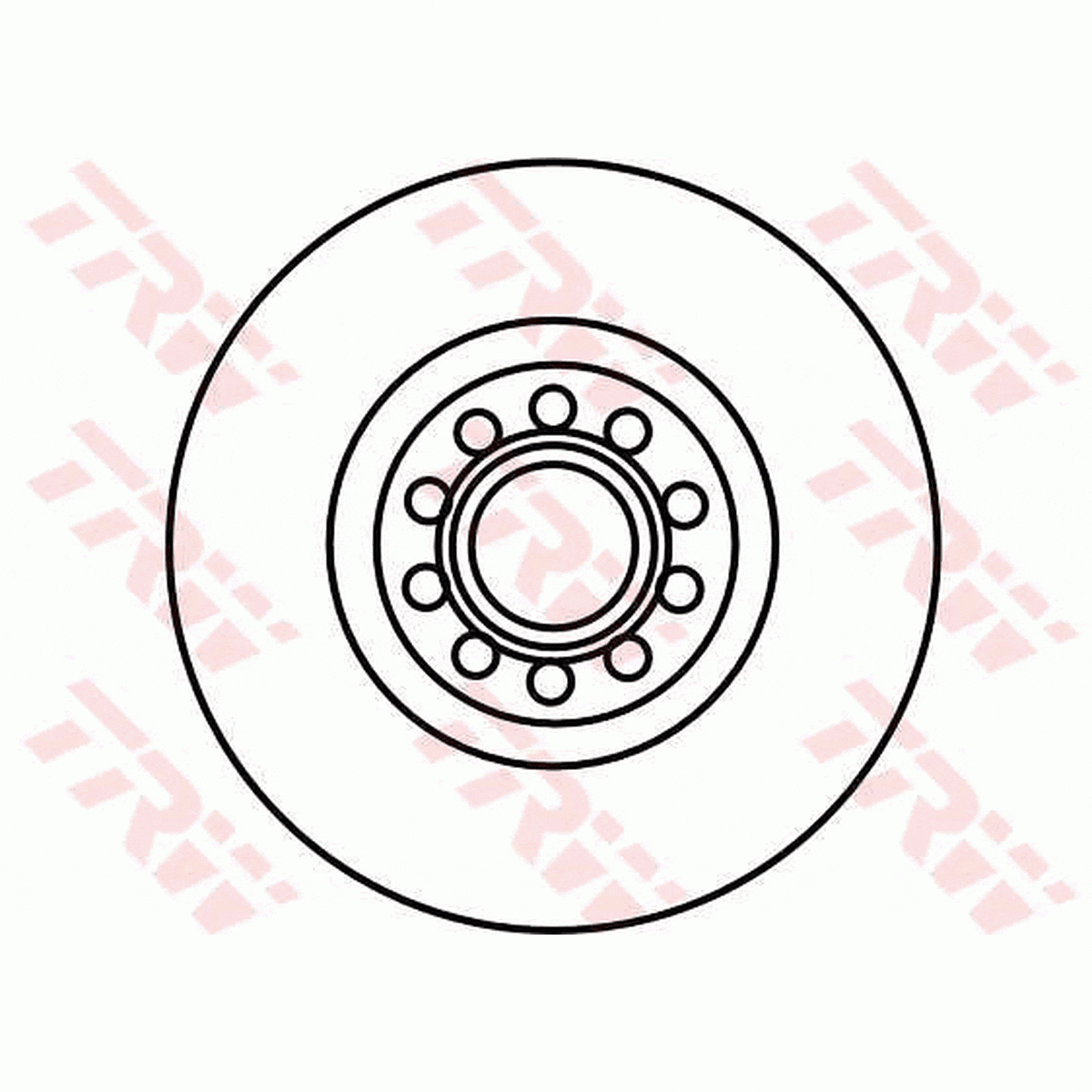 TRW Brake Rotor 312mm Front DF4262S