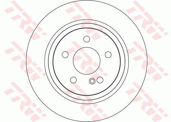 TRW Brake Rotor Pair 300mm Rear DF4263S