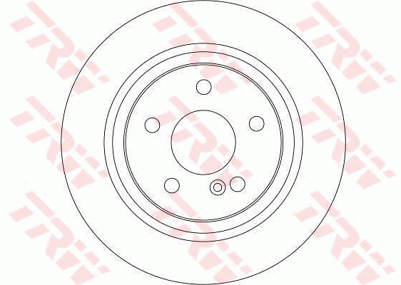 TRW Brake Rotor Single 300mm Rear DF4270S