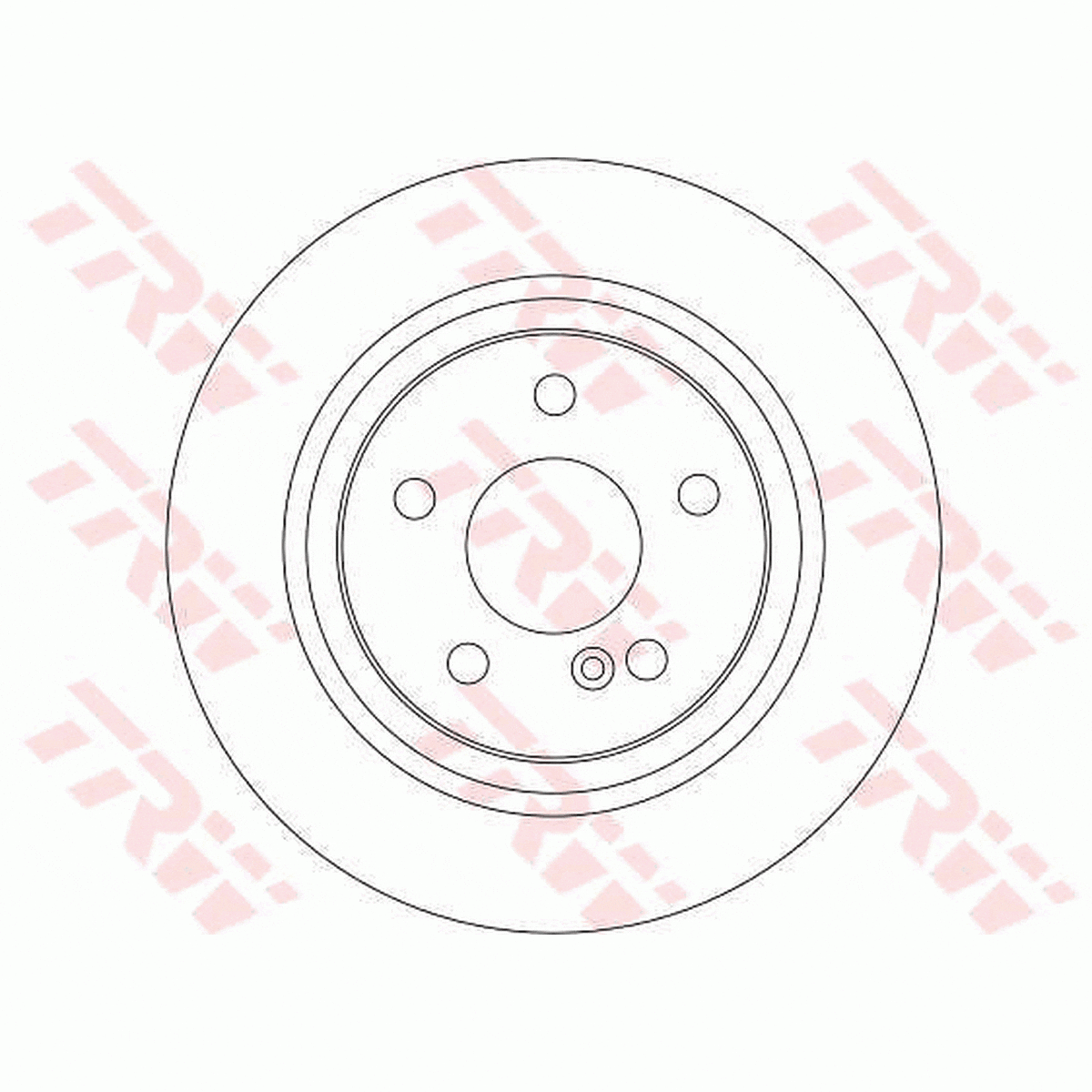 TRW Brake Rotor 256mm Rear DF4271S