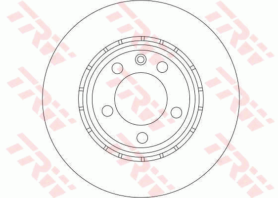 TRW Brake Rotor 305.5mm Front DF4275S