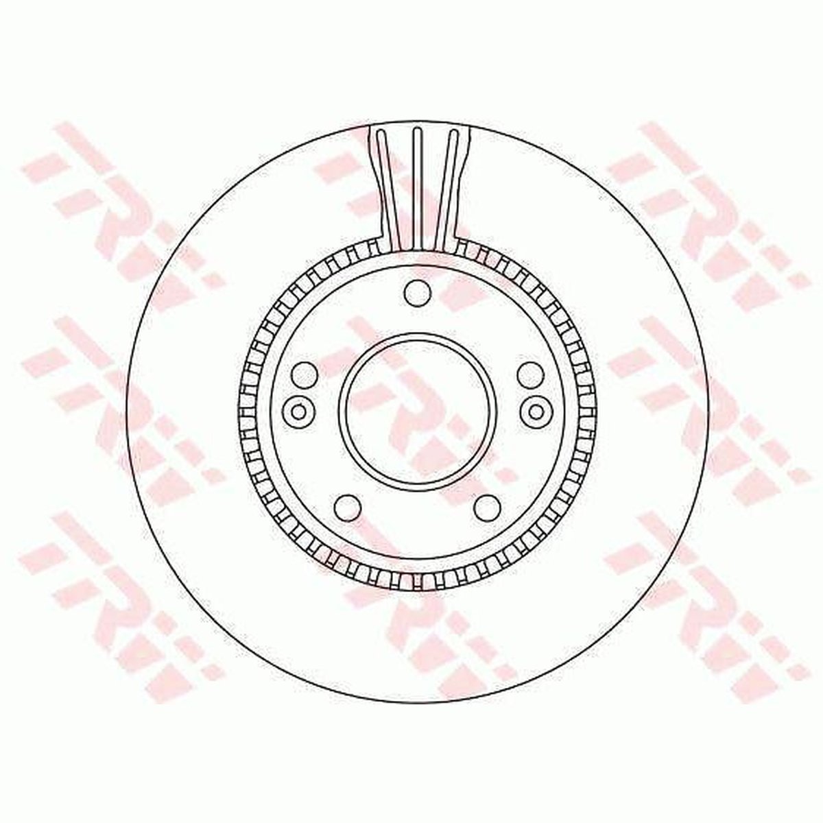 TRW Brake Rotor Single 280mm Front DF4283S