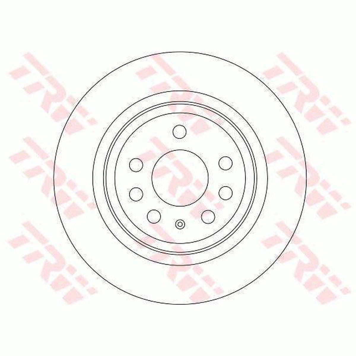 TRW Brake Rotor 292mm Rear DF4284S