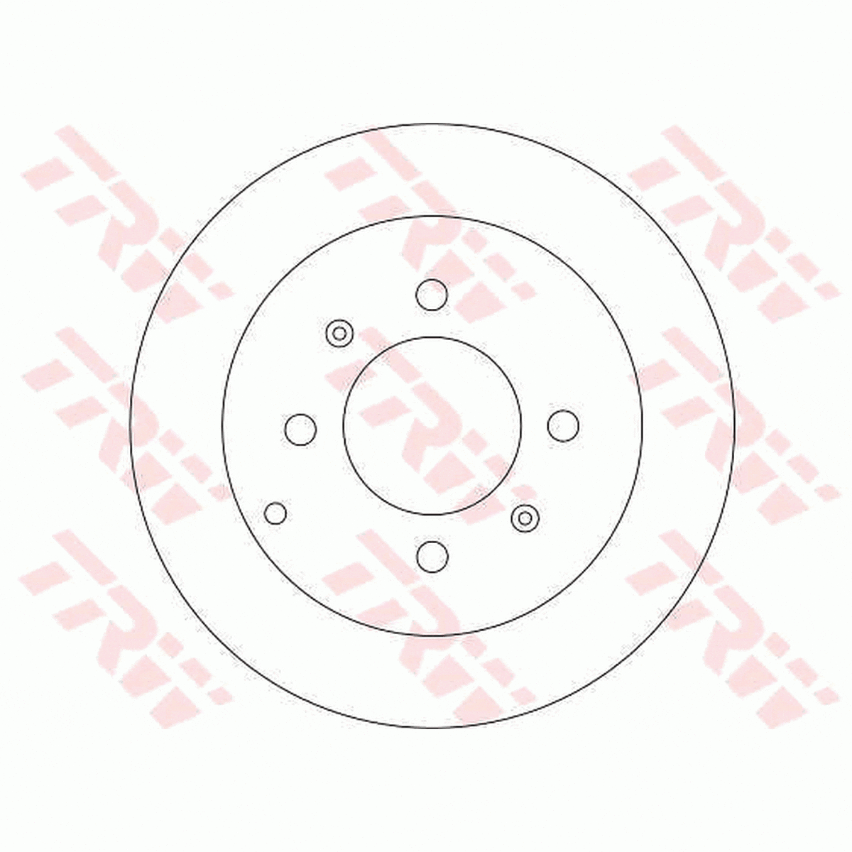 TRW Brake Rotor 262mm Rear DF4286S