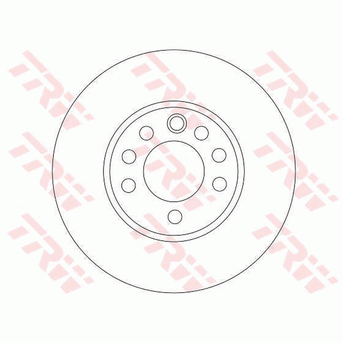 TRW Brake Rotor Single 285mm Front DF4293S