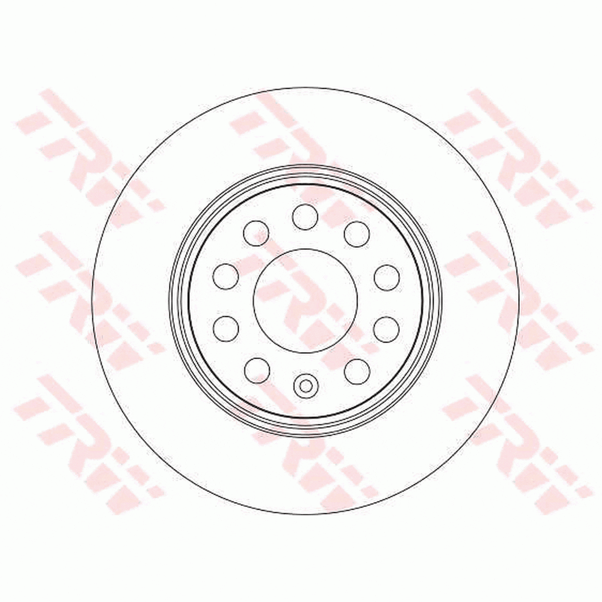 TRW Brake Rotor 280mm Front DF4294S