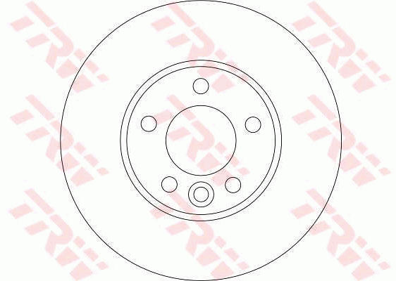 TRW Brake Rotor 308mm Front DF4308S