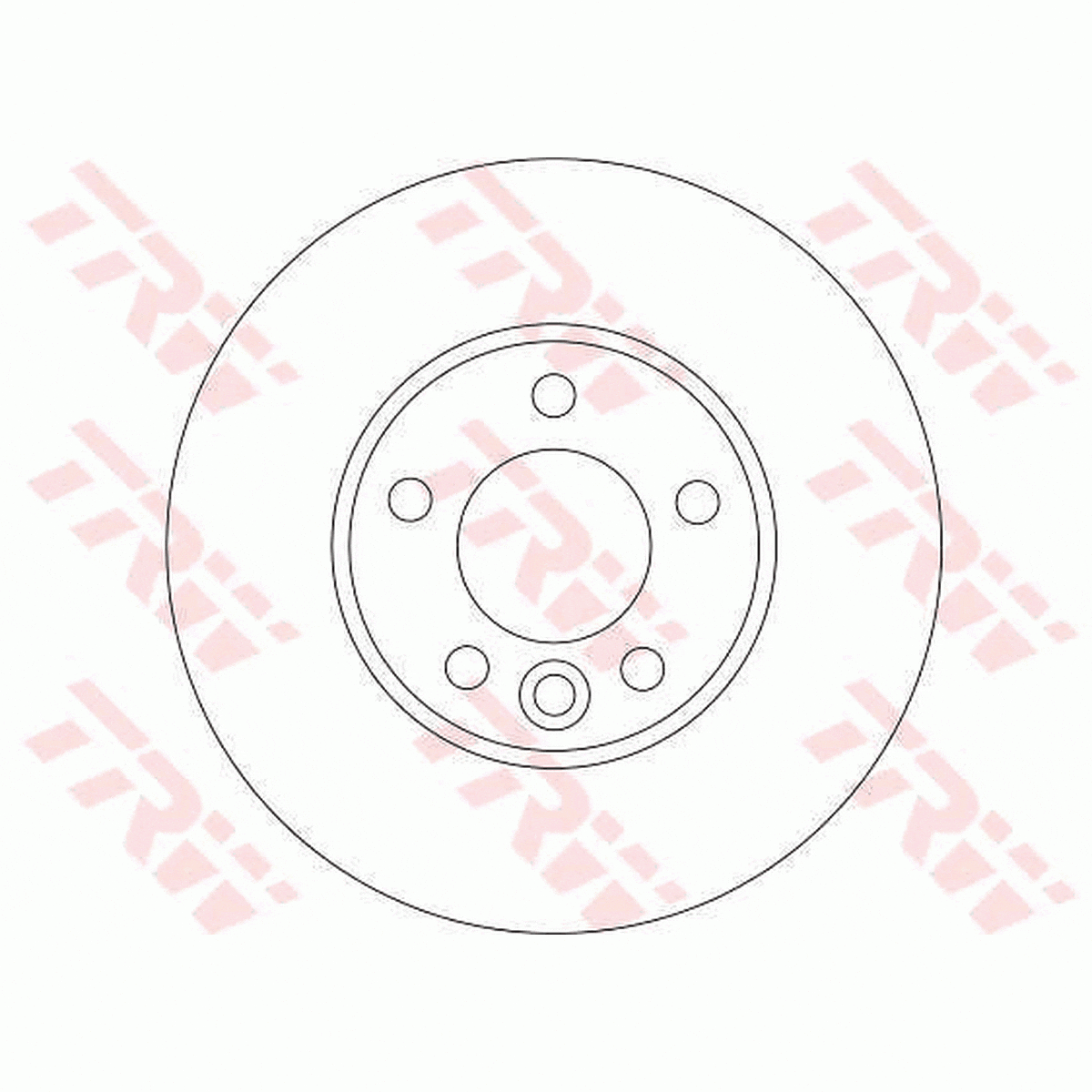TRW Brake Rotor 333mm Front DF4309S