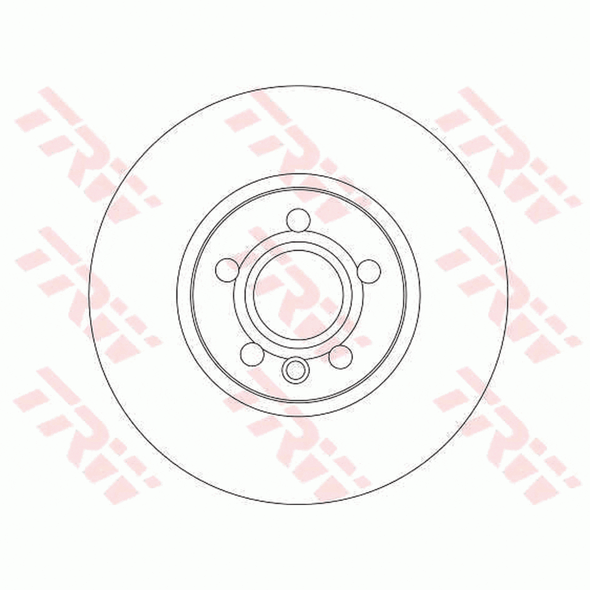 TRW Brake Rotor 313mm Front DF4310S