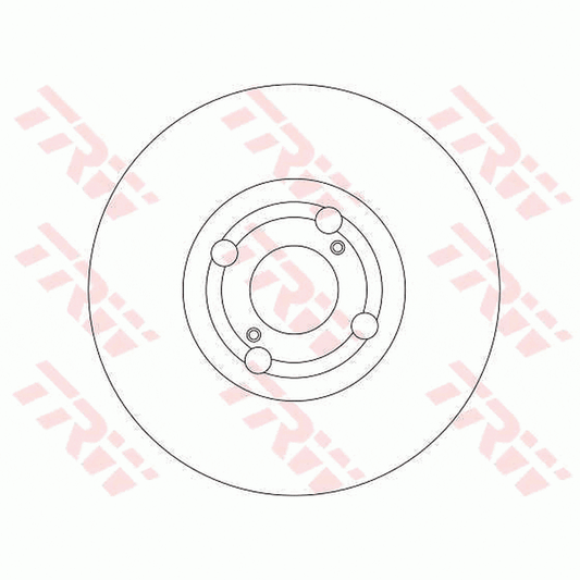 TRW Brake Rotor Single 275mm Front DF4317S