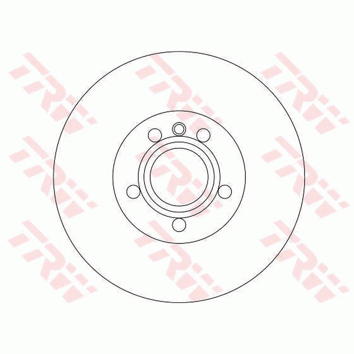 TRW Brake Rotor Single 300mm Front DF4323S