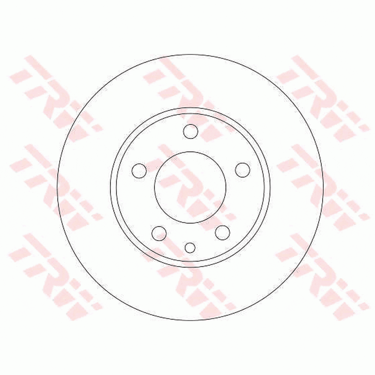 TRW Brake Rotor Pair 273.5mm Front DF4328S