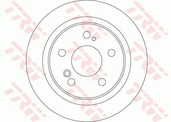 TRW Brake Rotor Pair 300mm Rear DF4355S