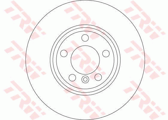 TRW Brake Rotor Single 324mm Front DF4361S