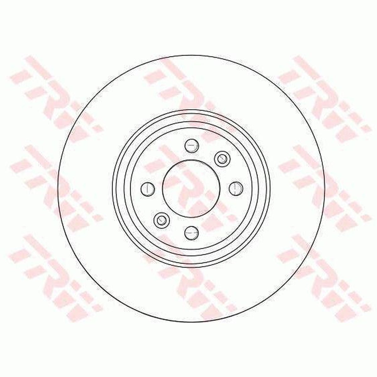 TRW Brake Rotor 300mm Front DF4371S