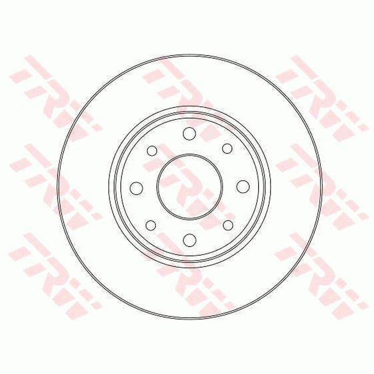 TRW Brake Rotor 240.5mm Front DF4375S