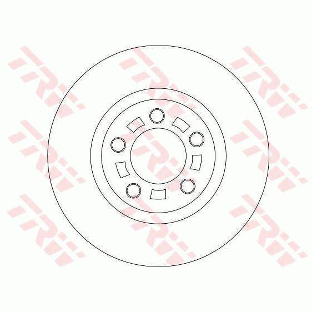 TRW Brake Rotor 300mm Front DF4385S