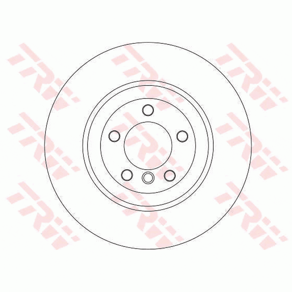 TRW Brake Rotor Rear DF4389S