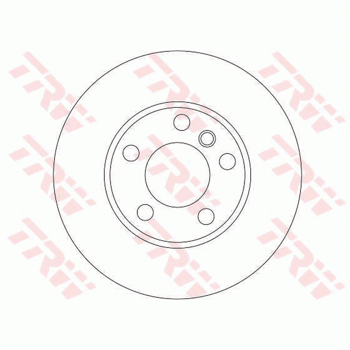 TRW Brake Rotor Front DF4390S