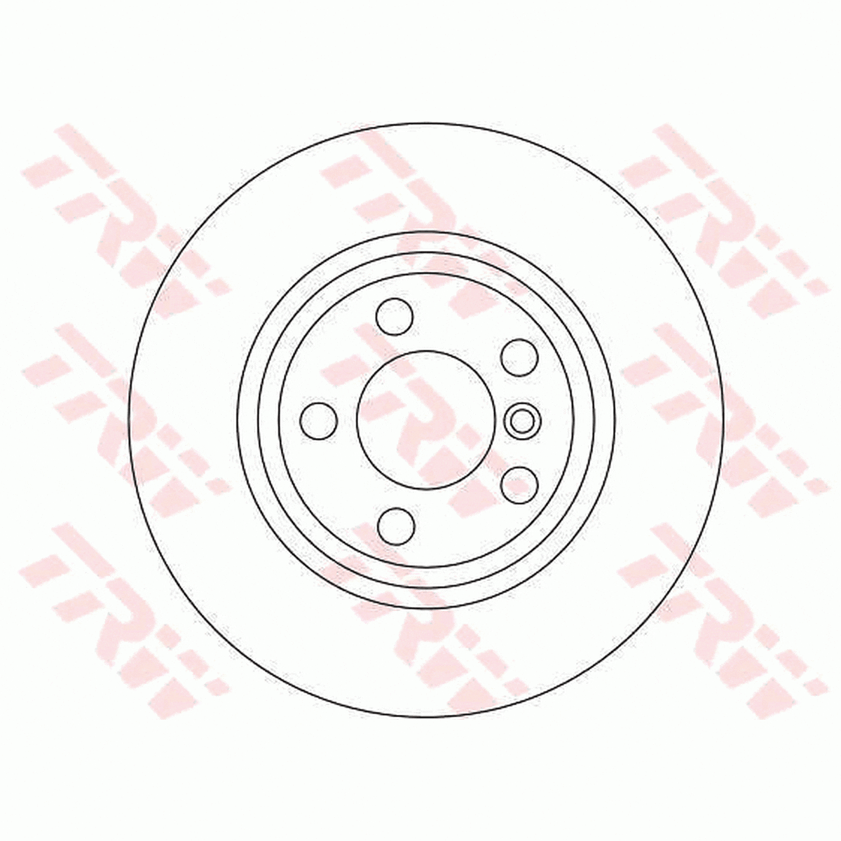 TRW Brake Rotor Front DF4392S
