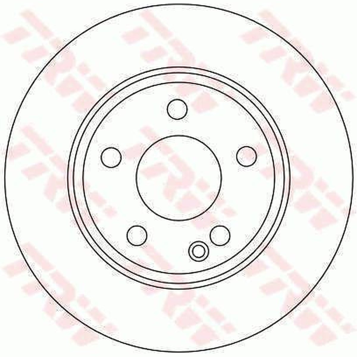 TRW Brake Rotor Front DF4393S