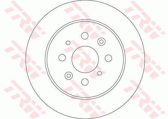 TRW Brake Rotor Rear DF4402S