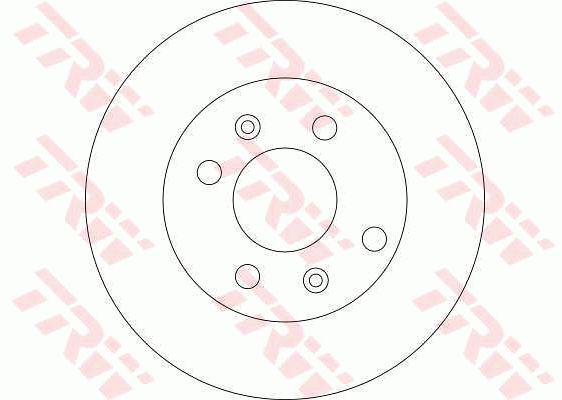 TRW Brake Rotor Front Pair DF4409S