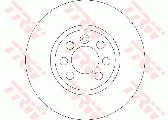 TRW Brake Rotor Single Front DF4426S