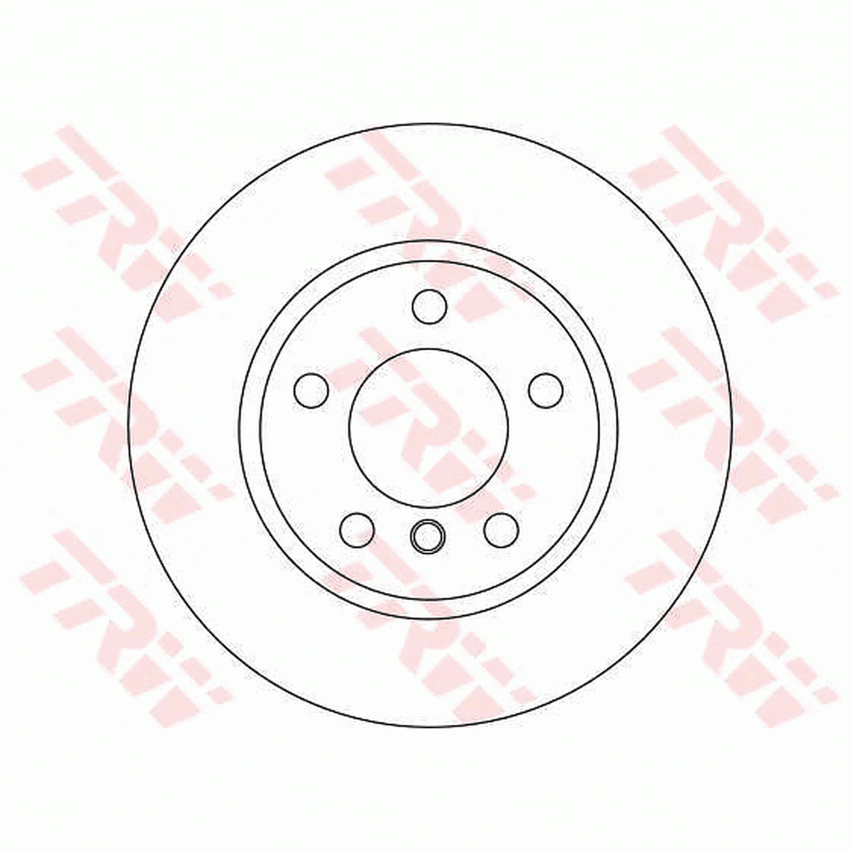 TRW Brake Rotor Single Front DF4449S