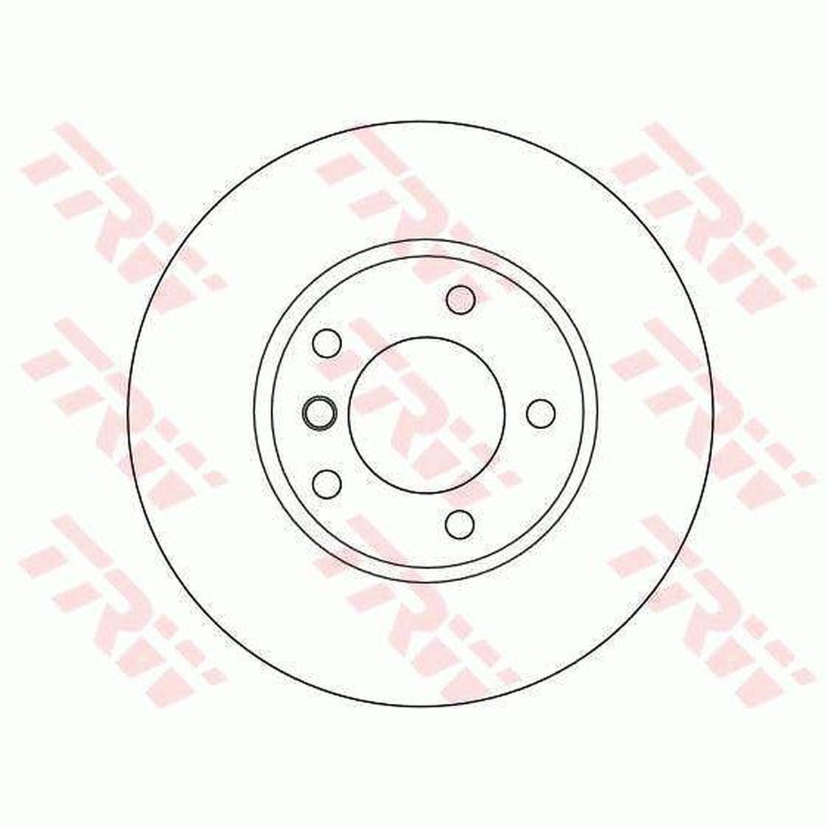 TRW Brake Rotor Rear DF4450S